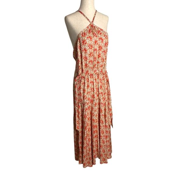 NWOT Joie Sloane Floral Print Midi Halter SunDress - Sz 10 - Picture 6 of 10